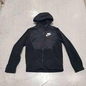 Nike Boys Full Zip Hoodie Sz M Color Black. AA0064-010